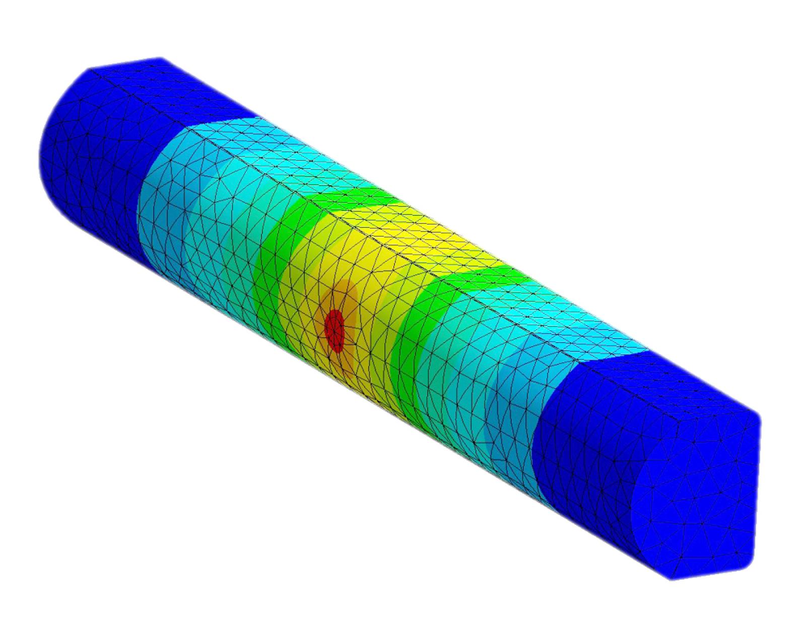 Mechanisches Design Simulation der Laserabsorption