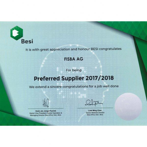 Besi - Preferred Supplier 2017/2018
